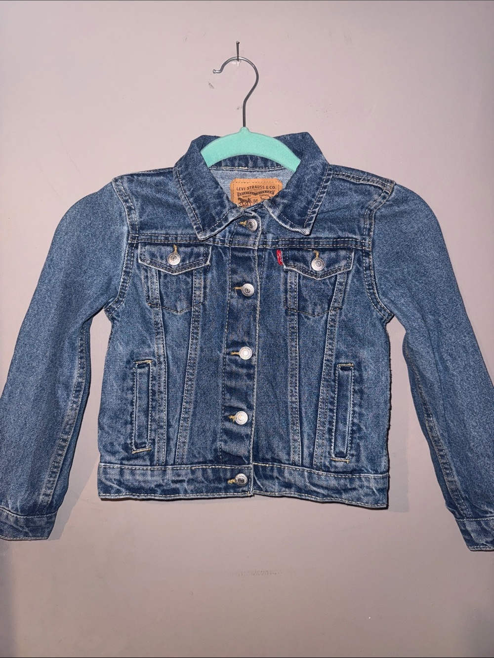 Levi Strauss Blue Denim Trucker Jacket